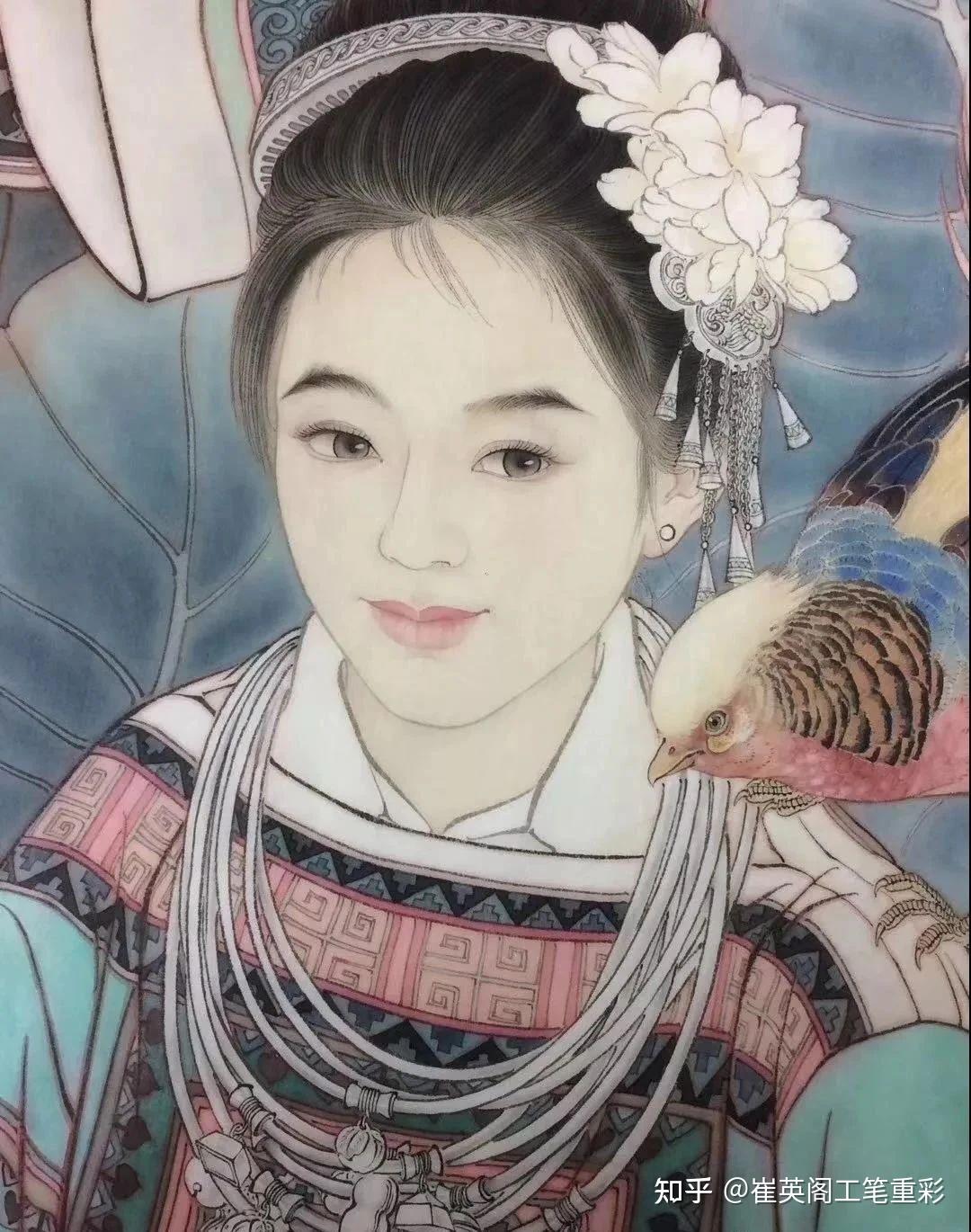 掛け軸　肉筆　美人画 掛軸】益信 作 「美人図」肉筆 | 浮世絵販売・買取「竹井事務所