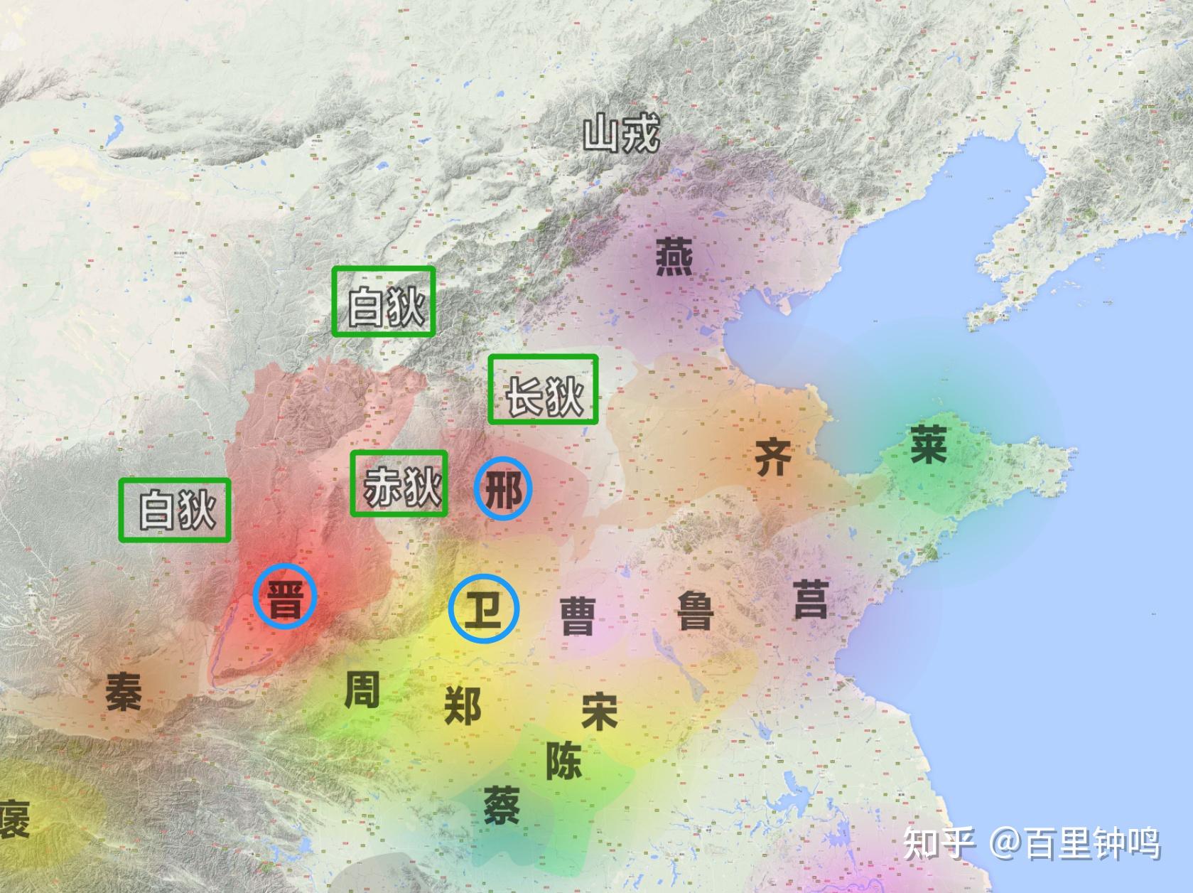 战国时期卫国地图图片