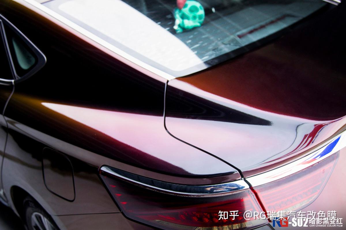回头率超高的暗影黑变红改色膜,吉利博瑞ge - 知乎