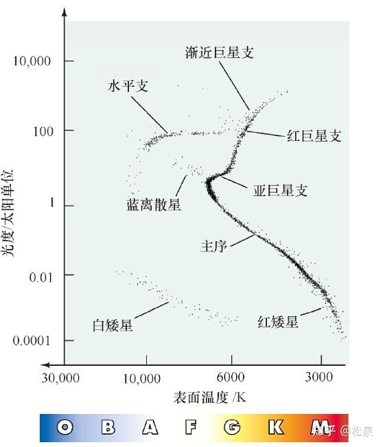 它们在赫罗图上存在一个主