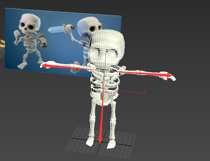 一个骷髅兵的制作