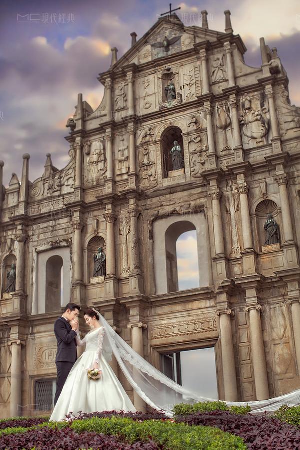 澳门大三巴婚纱照作品分享