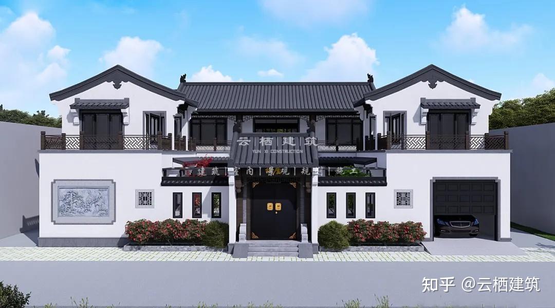 10款两层三合院大宅尽显国粹韵味