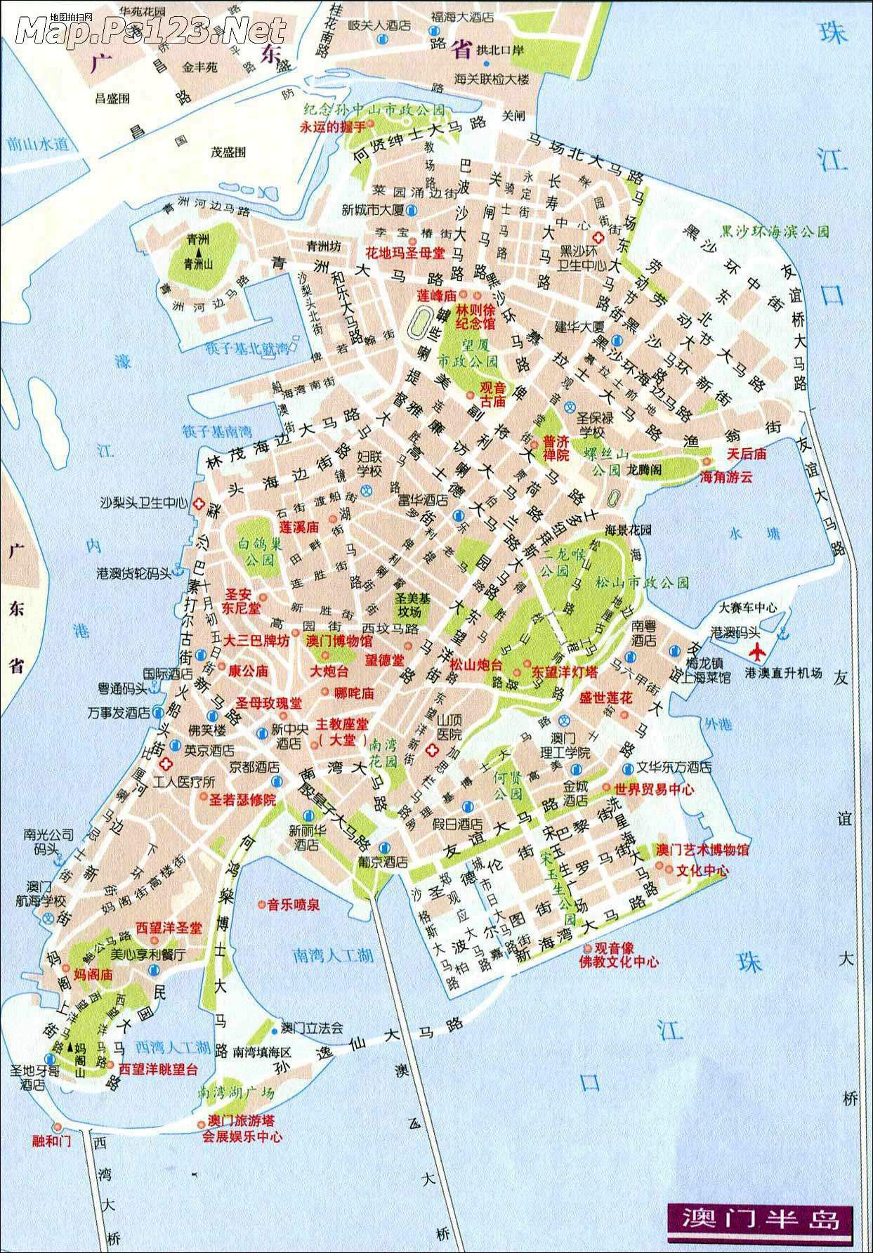 港澳台旅游必备高清人文地图 - 知乎