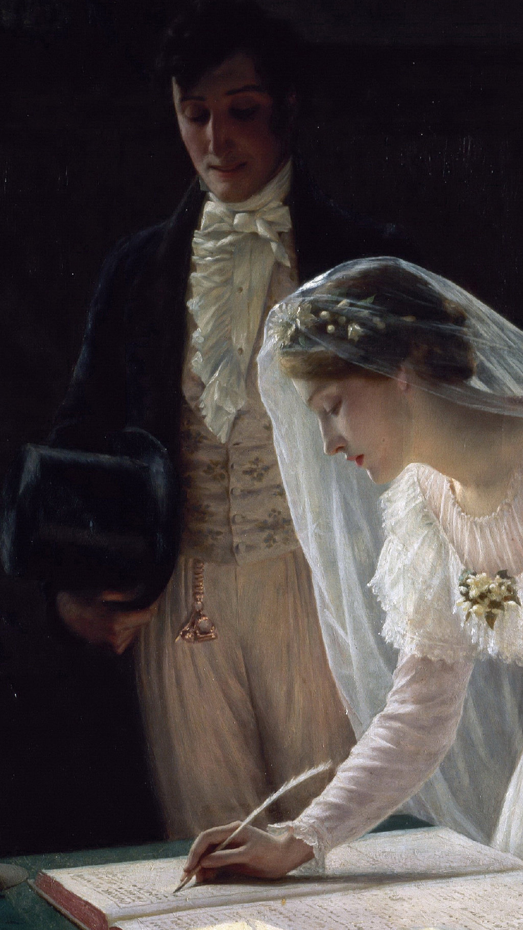 埃德蒙·布莱尔·莱顿是一位英国画家,擅长中世纪题材.