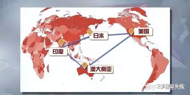 最近美日印澳这个"四国机制"就是如此,说白了就是美国想要开始慢慢