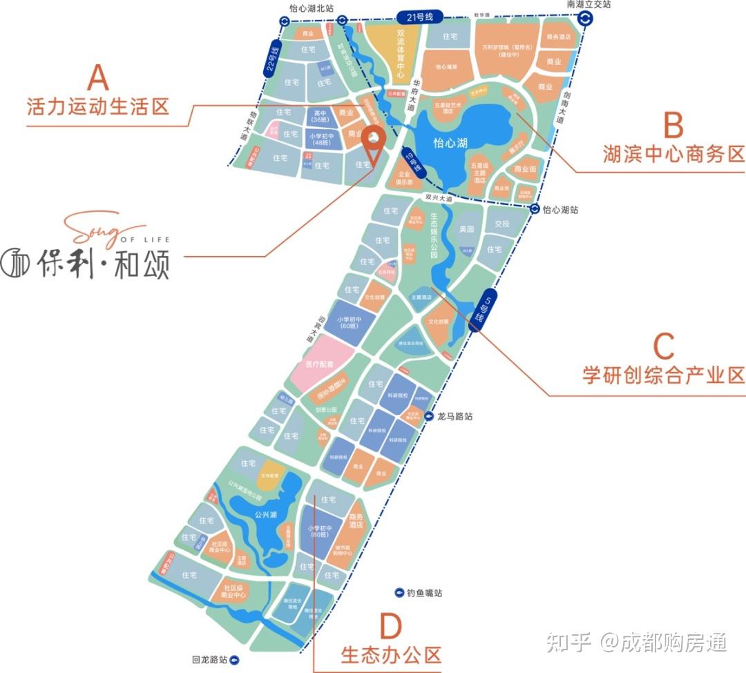 自怡心湖板块项目面市以来,可以直接近距离看湖的项