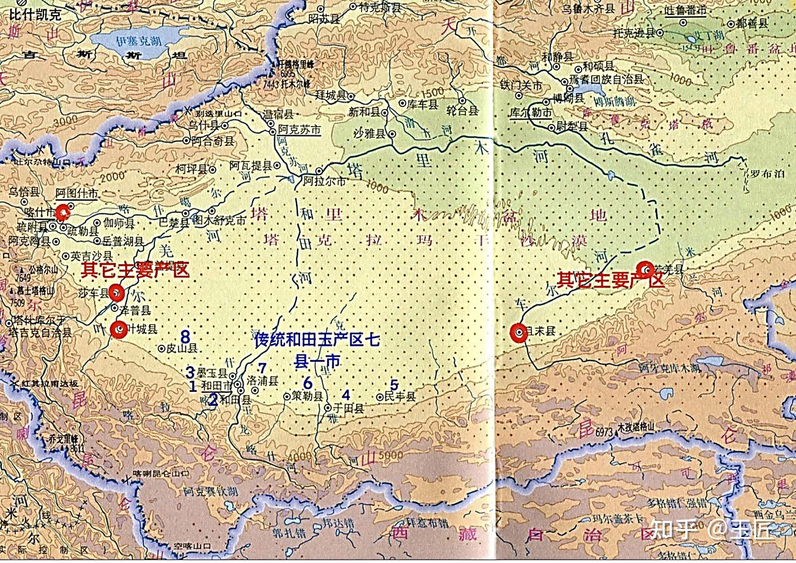 新疆和田玉的矿脉分布与类别 - 知乎