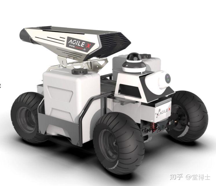 5g机器人松灵机器人携手华为荣耀实现零接触远程控制消毒