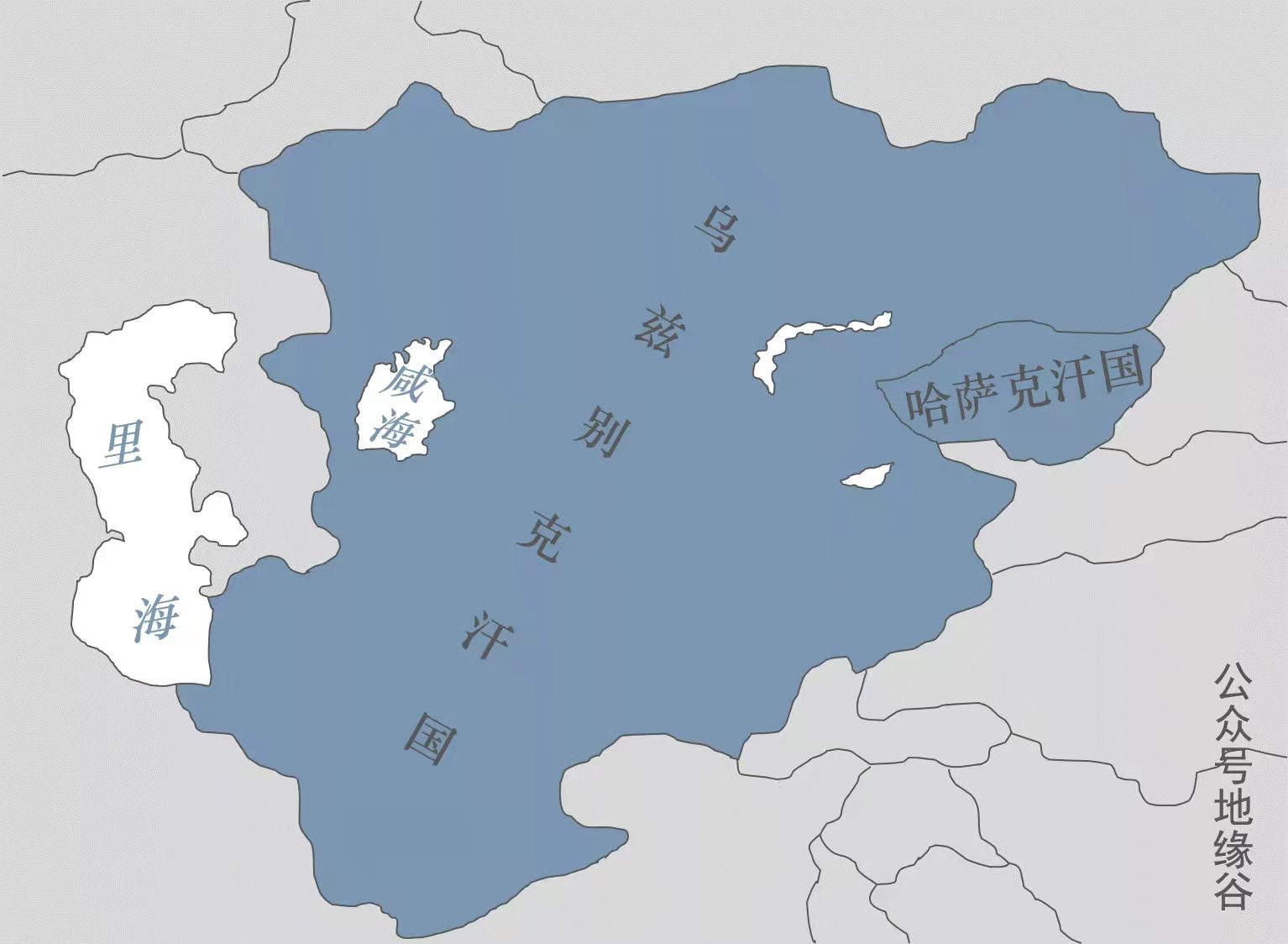 白帐汗国地图图片