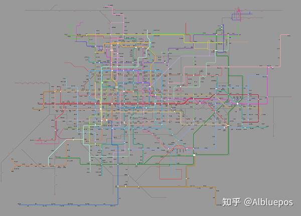 北京地铁2035年规划图及各线路简介 - 知乎