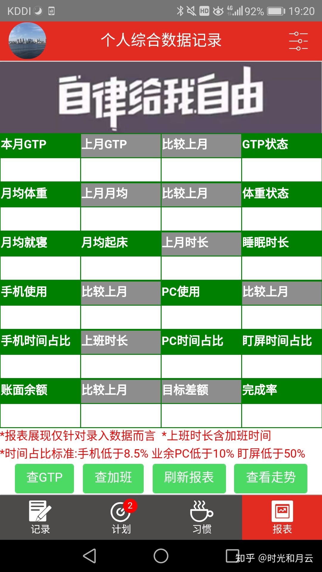 一款自我学习管理的app