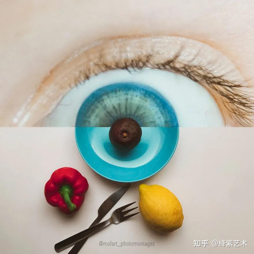 16幅关于眼睛的错觉创意让你打开想象的翅膀换一个视角看世界