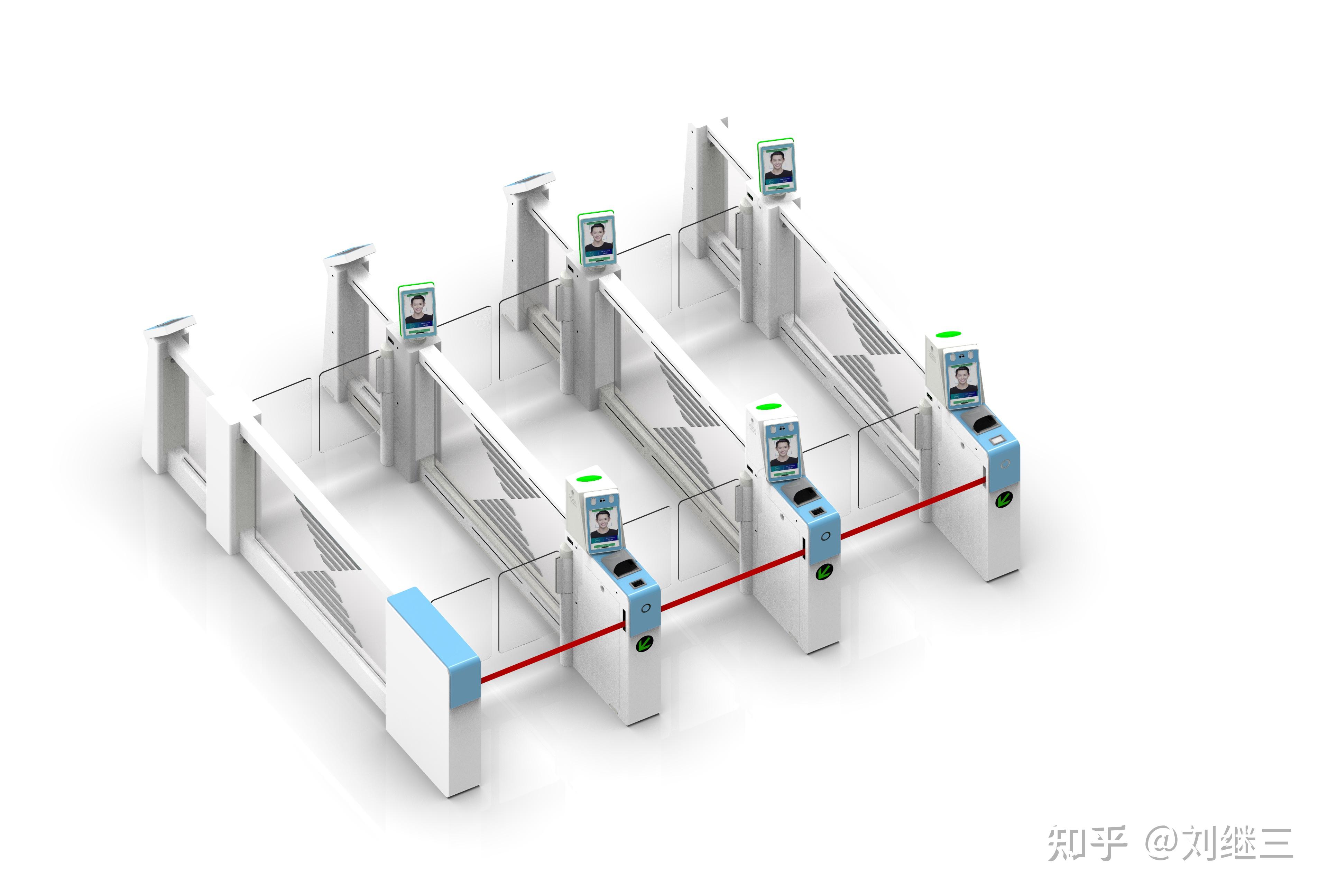 无人值守AB门闸机和二门自助查验通道，为什么都采用自助安检验证双摆闸机 - 知乎