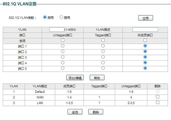 Mesh组网单线复用，水星SG105 Pro VLAN交换机设置教程