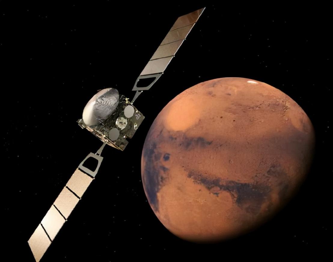 由于我国才发射了一颗火星探测器,信号中转只能依靠天问一号环绕器