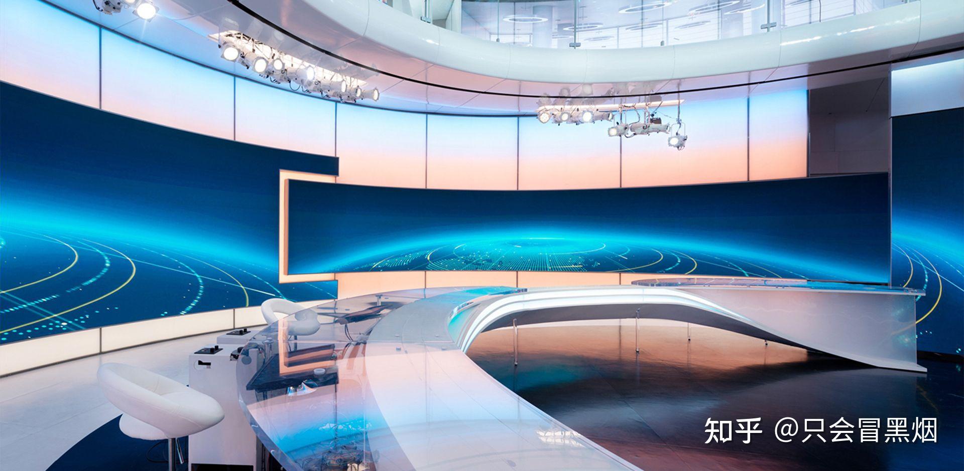 演播厅虚拟背景为拍摄广播节目增添新鲜感