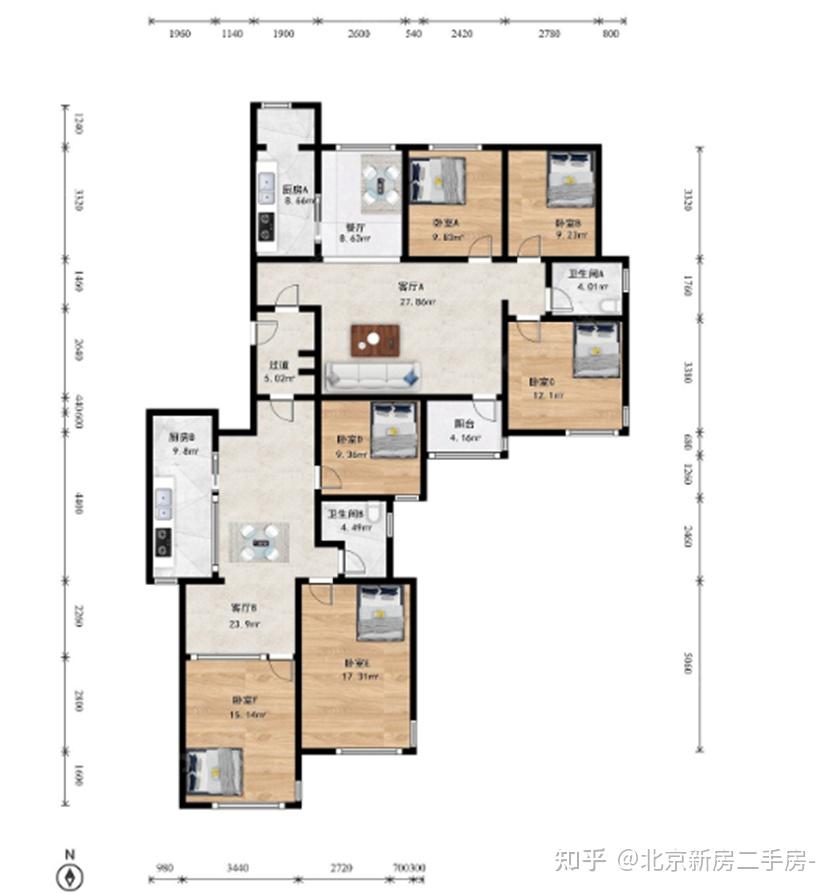 百合湾户型图图片