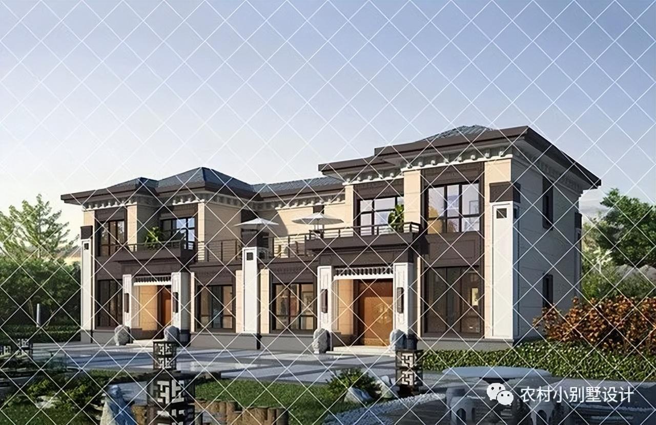 兄弟双拼别墅怎么建比较划算,24套农村双拼自建房别墅省钱又有面子 - 知乎