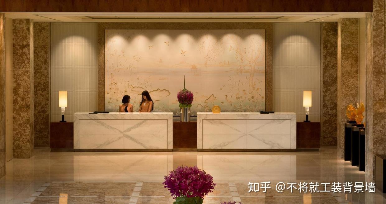 大全酒店前台硬包背景墙大全前几张酒店前台背景墙效果图都是艺术硬包