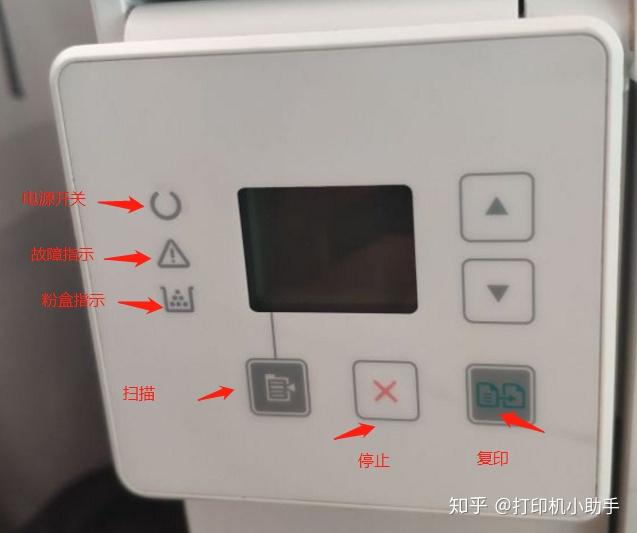 打印机按钮图标功能图片