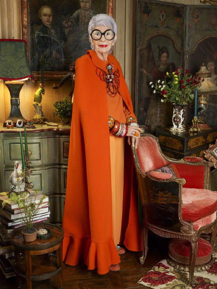 世界上最励志的老太太华丽的时尚女王irisapfel