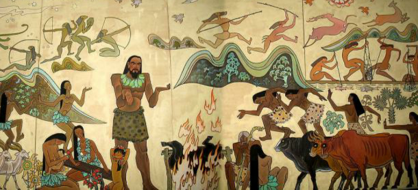 总的来说,关于音乐起源的相关学说,主要有"模仿说","劳动说""巫术起源