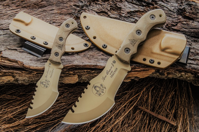 猎人霸气归来托普斯tombrowntracker追踪者生存刀