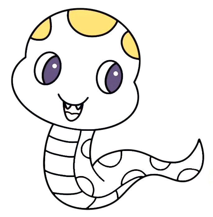 十二生肖及其简笔画之巳蛇 02 - 知乎