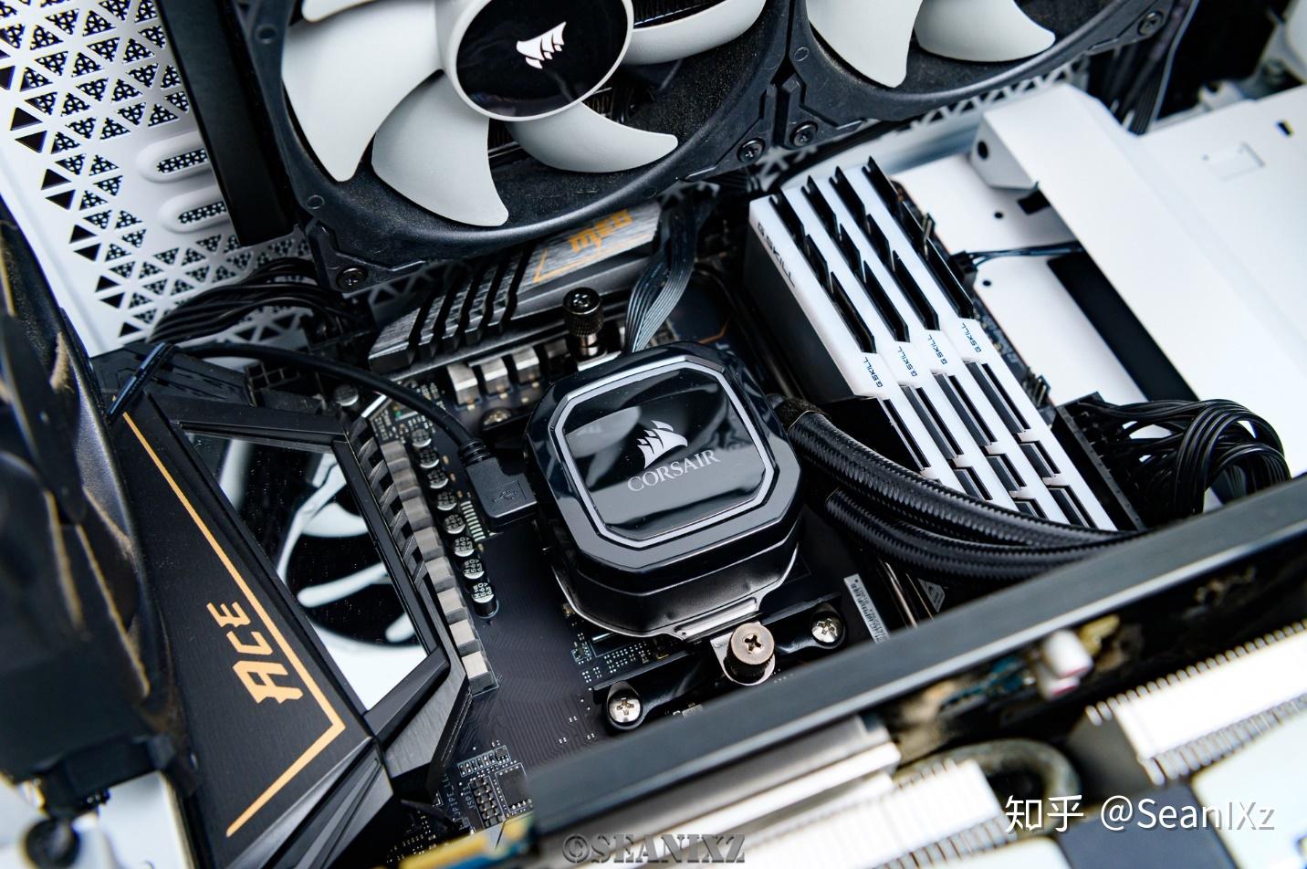 海盗船 h100i rgb pro xt 水冷& 4000d 机箱