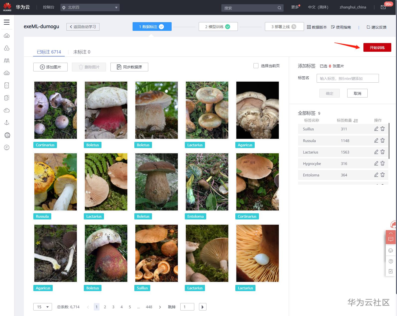 手把手教你使用ModelArts的自动学习识别毒蘑菇分类 手把手教你使用ModelArts的自动学习识别毒蘑菇分类