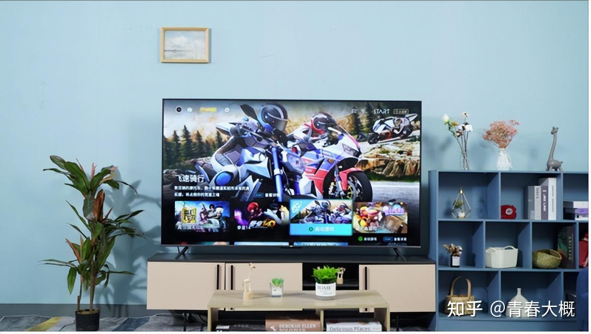 电光蓝真高刷游戏电视tclt7e开箱清晰度与高刷兼得的性价怪兽
