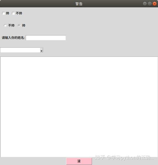 Python GUI python gui