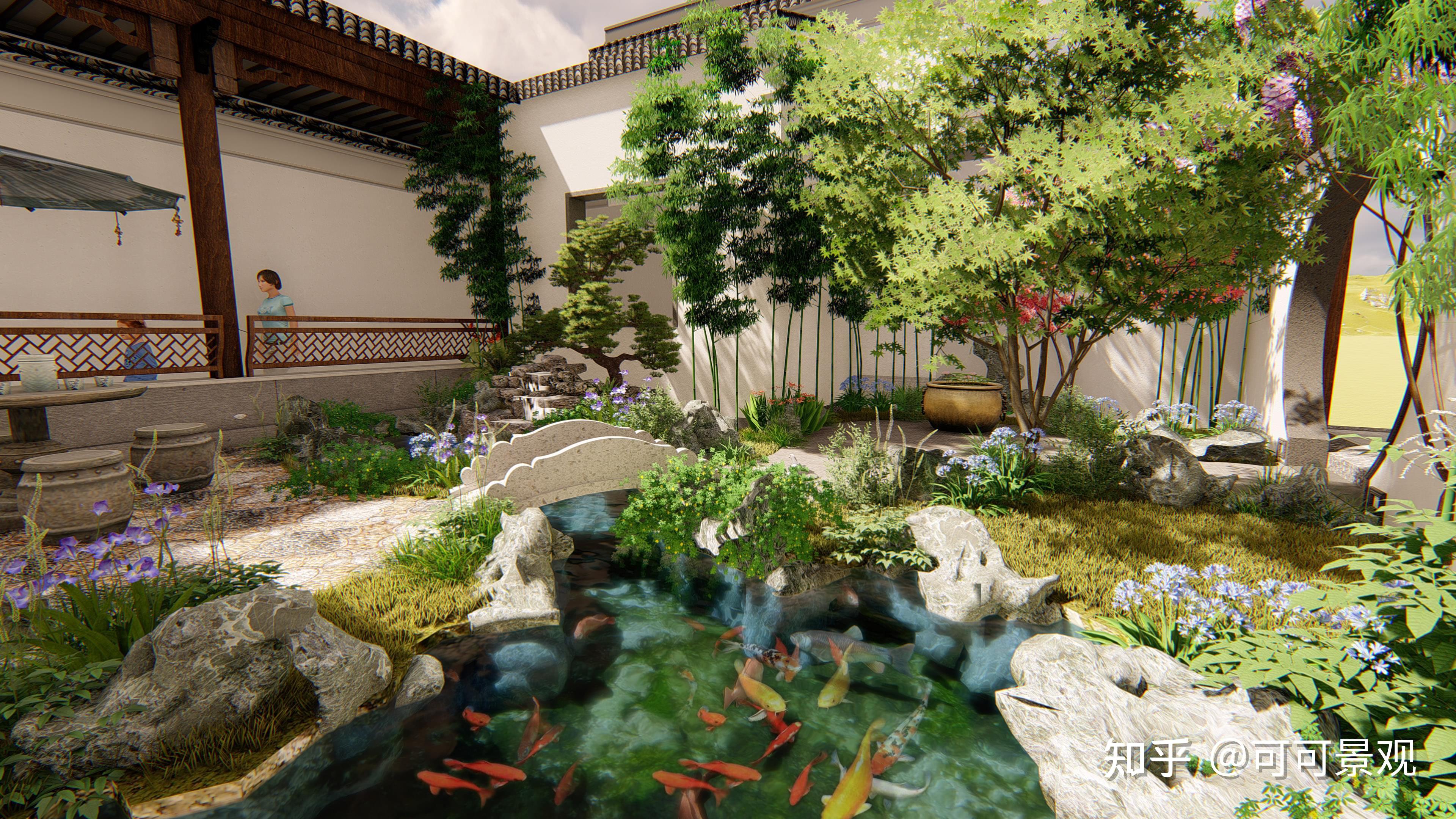 用十几年的庭院鱼池设计经验，和你谈谈庭院锦鲤梦是如何实现的！_面积