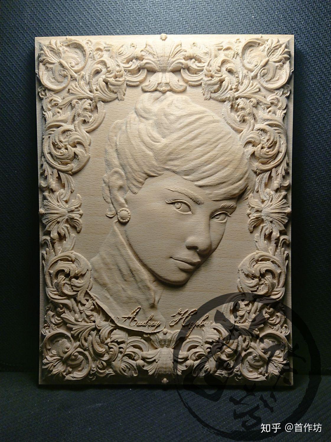 关于创意浮雕肖像的制作过程