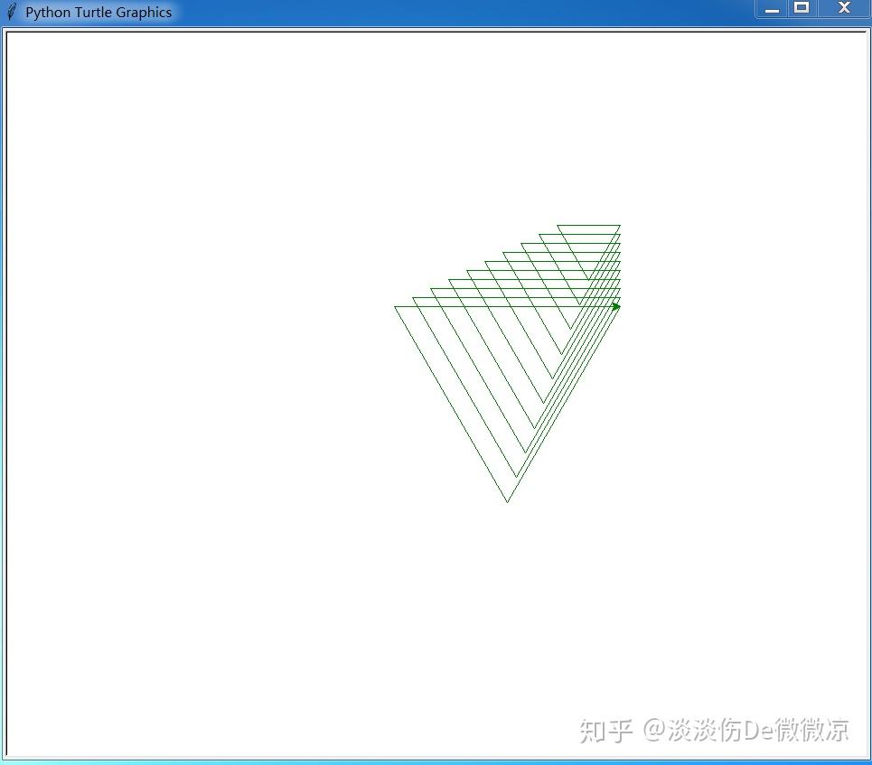 用turtle画三角形图片