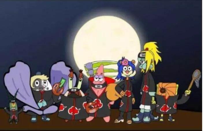 海绵宝宝与派大星,章鱼哥cos草帽海贼团三巨头,在气场这一块儿上是