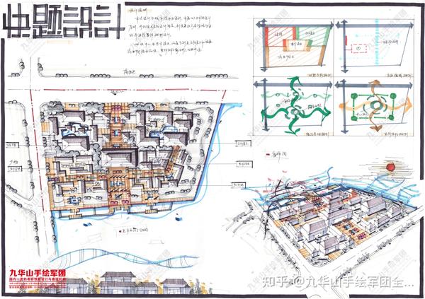 2023浙大城乡规划考研三小时快题140分怎么考?以华南理工滨水工业区再开发快题为例! - 知乎