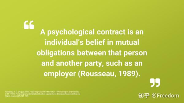 Importance Of Psychological Contract In Hrm