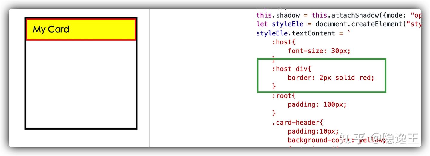 Web_Components 系列（九）—— Shadow Host 的 CSS 选择器 - 知乎