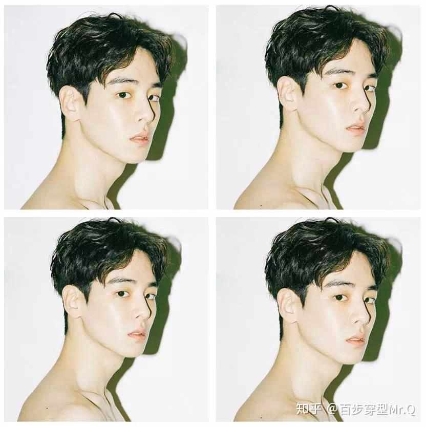 男士中分发型 - 知乎