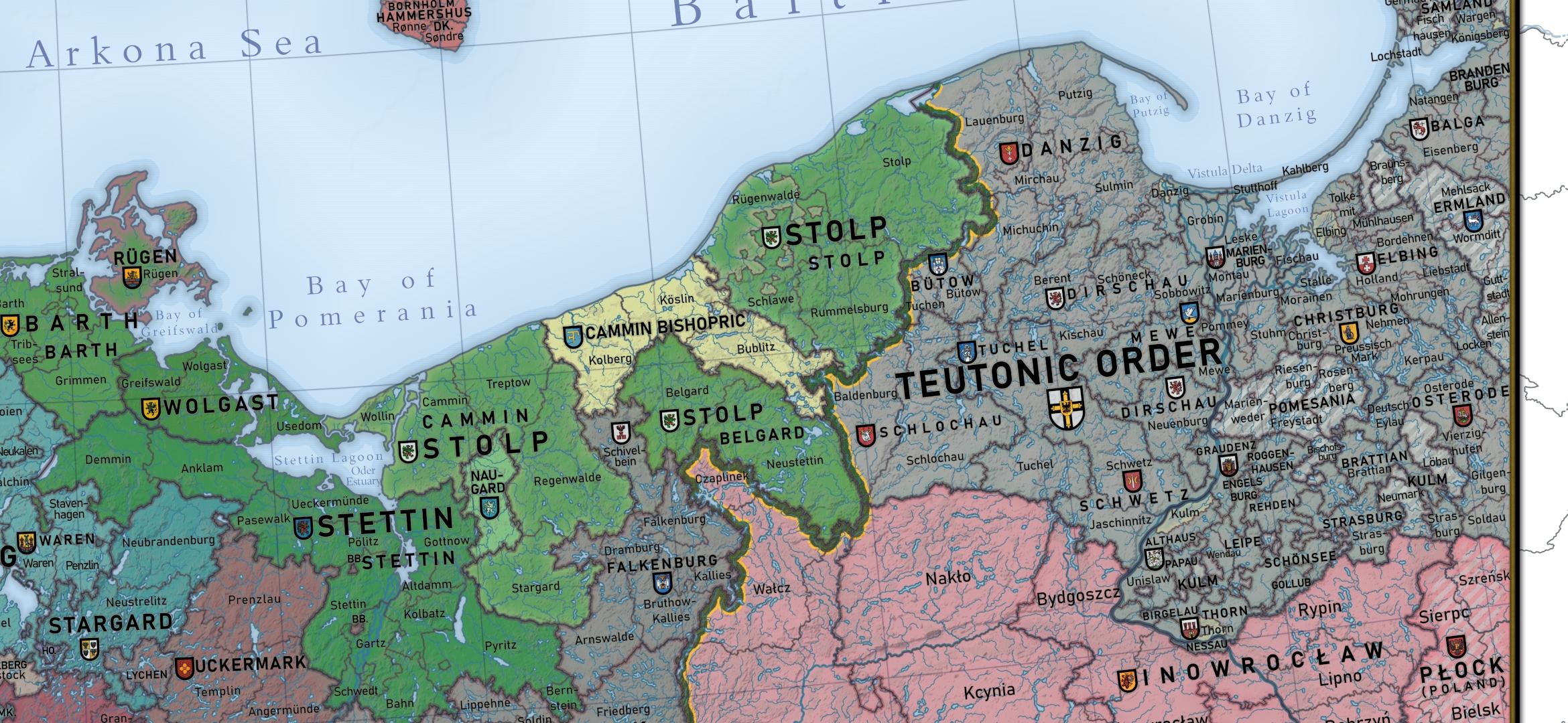 1444年神圣罗马帝国地图