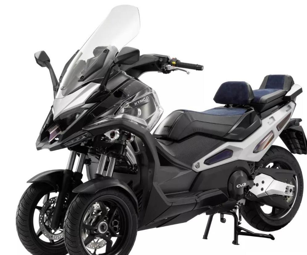 在米兰车展,东京车展,国内摩博会上多次亮相的光阳倒三轮摩托车cv3