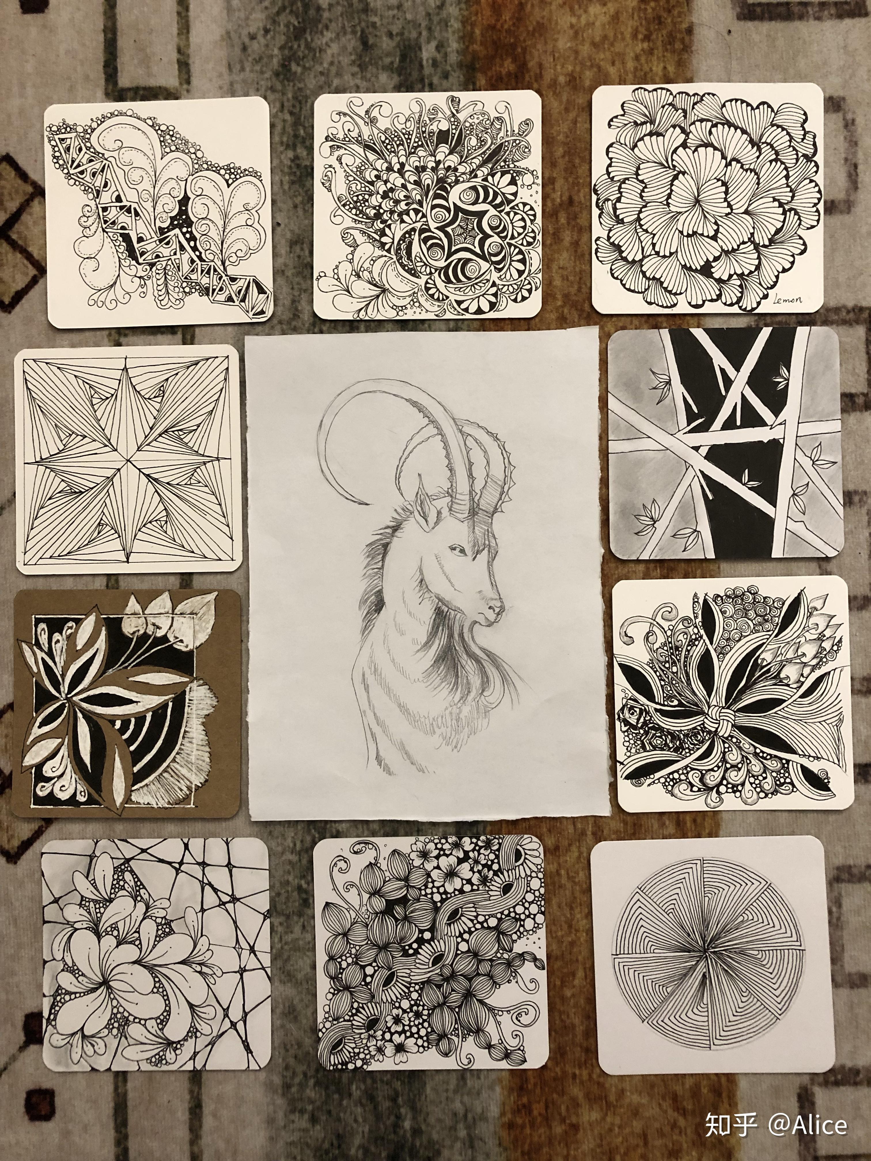 我的禅绕画 - 知乎