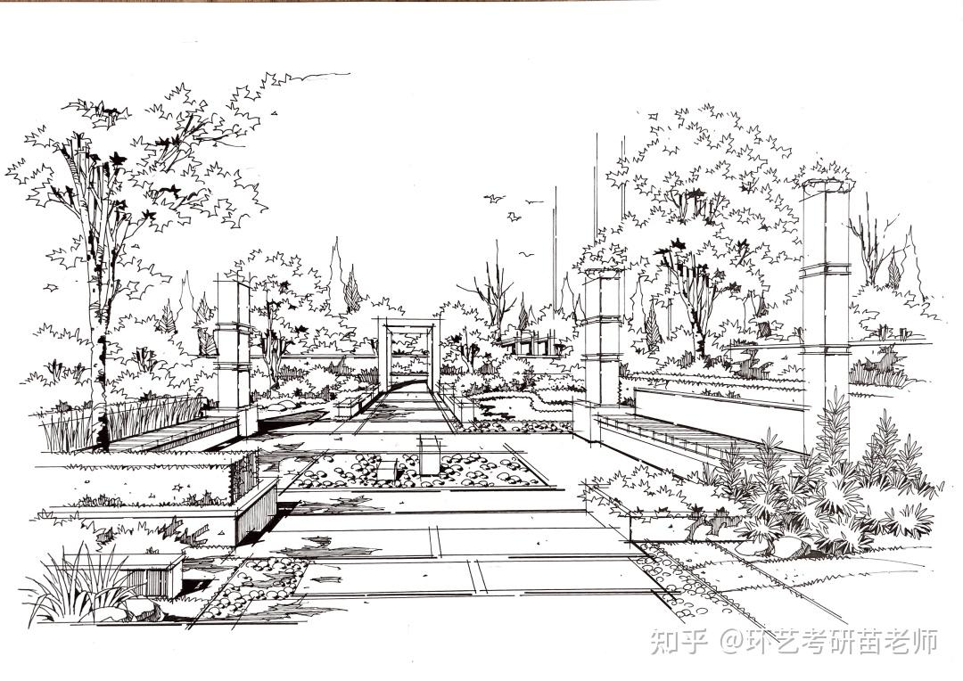 手绘干货 | 12套景观手绘步骤图详解,太过瘾了(含参考图)