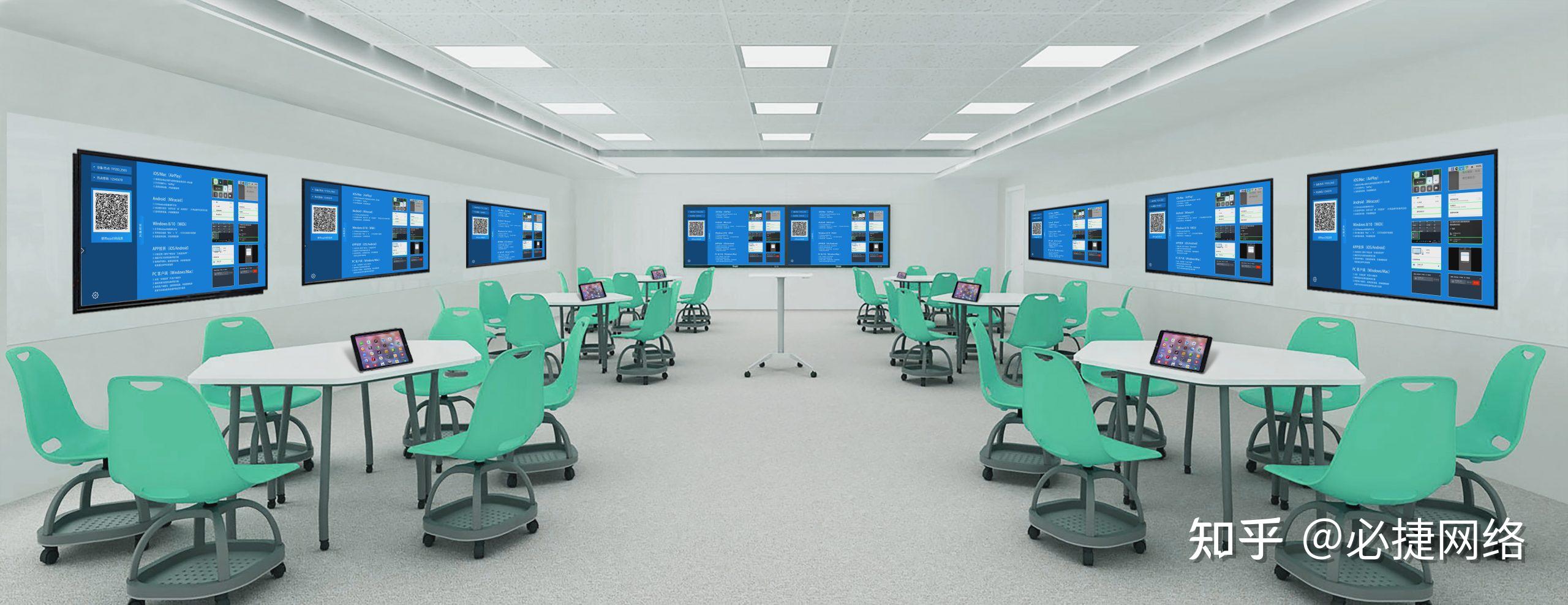 分组研讨型智慧教室解决方案教育投屏
