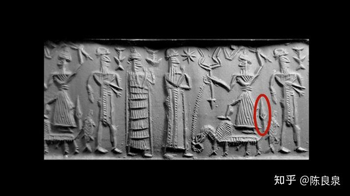 古亚述沙马什阿达德王朝褐铁矿滚印