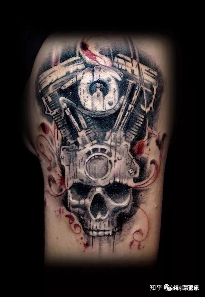 柒刺青纹身素材第四十八期机械臂