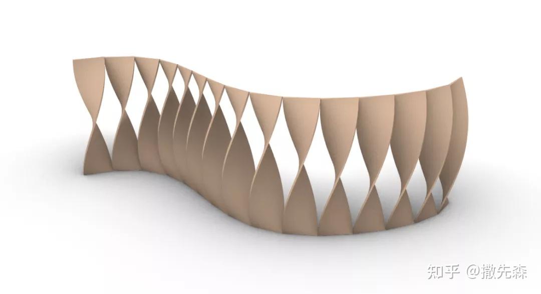 grasshopper每日一题丨如何做这种褶皱表皮