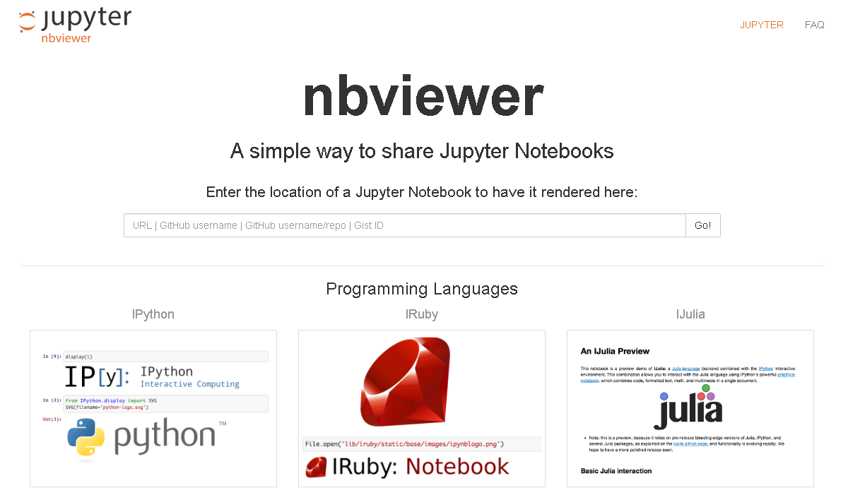  nbviewer jupyter jupyter notebooks 